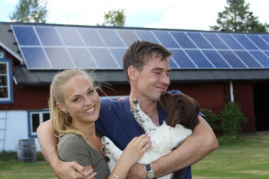 Simon och Sofia med Tranulökarnas Abbe Simon och Sofia med Tranulökarnas Abbe